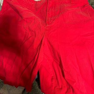 White Stag, red dress shorts